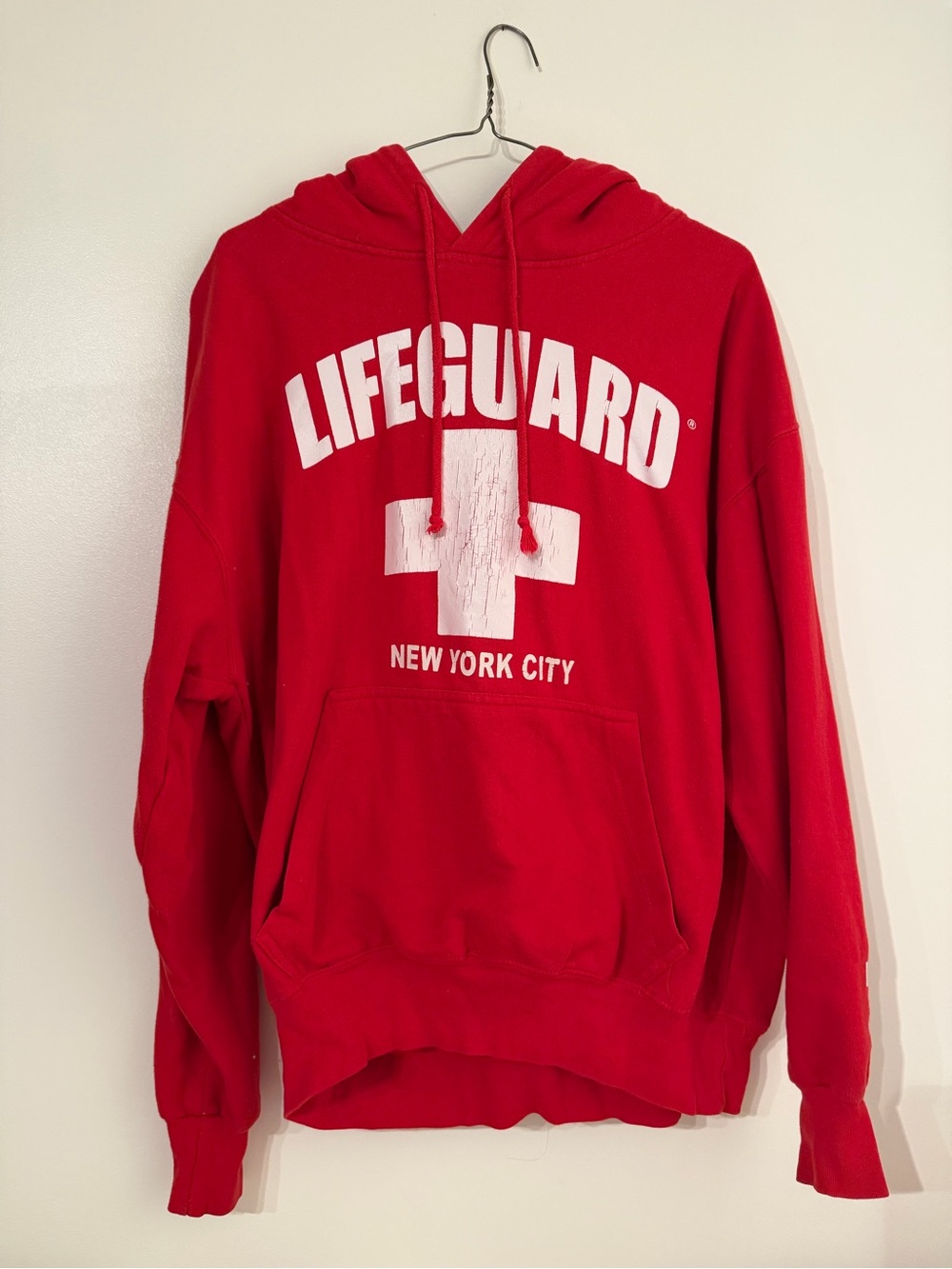 Lifeguard New York City Red Hoodie